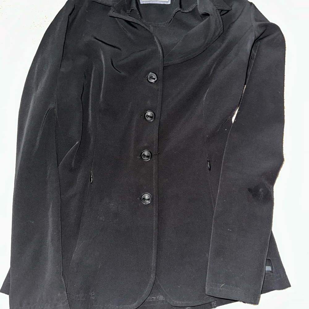 Women's Black Grand Prix show coat